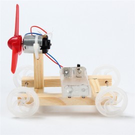 DIY Technology Invention Single-wing Wind Car Assembly Model Kit