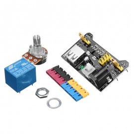 Electronic Components Junior Kit With Resistor Breadboard Power Supply Module For Arduino With Plastic Box Package