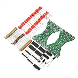 5Pcs DIY Electronic Hourglass Kit Soldering Practice Spare Parts DC3.3-5V Speed Adjustable