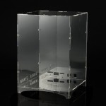 Transparent Acrylic Board Housing For WIFI APP 8x8x8 3D Light Cube Kit