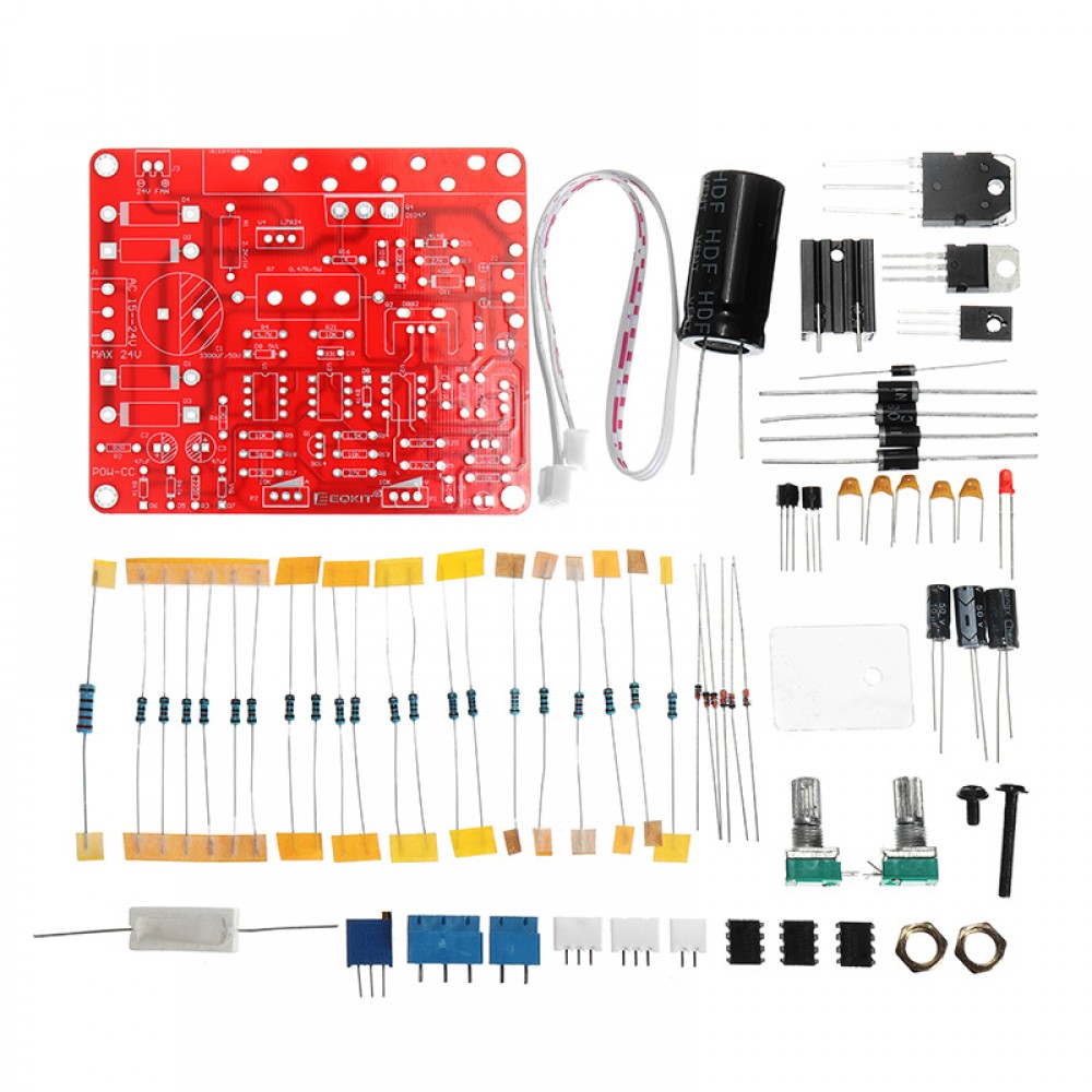 5Pcs Constant Current Power Supply Kit DIY Regulated DC 0-30V 2mA-3A Adjustable