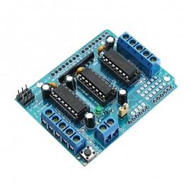 MEGA2560 R3 Microcontroller With Prototype Board + L293D Motor Drive Shield For Arduino