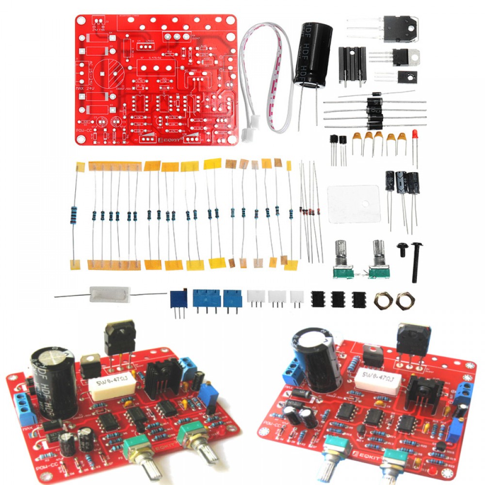 Constant Current Power Supply Kit DIY Regulated DC 0-30V 2mA-3A Adjustable