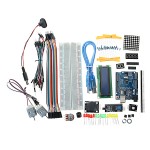 UNO R3 Starter Kit 1602 LCD L293D Motor LED Matrix MB102 Breadboard For Arduino