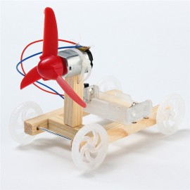 DIY Technology Invention Single-wing Wind Car Assembly Model Kit