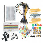 Resistor Buzzer Breadboard LED Dupont Cable Electronic Element Starter Kit For Arduino