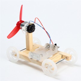 DIY Technology Invention Single-wing Wind Car Assembly Model Kit