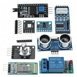 Ultimate UNO R3 Starter Kits 1602 LCD MPU6050 Relay Module HC-05 Bluetooth Board For Arduino