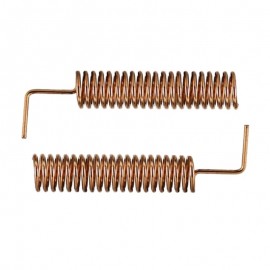 2 PCS Landa Tianrui LDTR-GN003 433MHz / 2dBi Spring Antenna for RF Modules (Bronze)