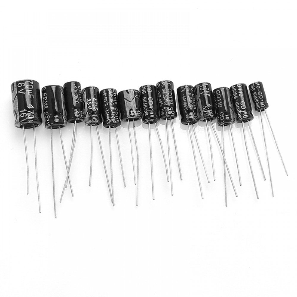 120 Pcs Aluminum Condenser LDTR – YJ029 Electrolytic Capacitor