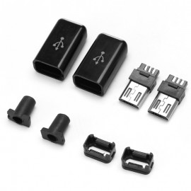 LandaTianrui LDTR – YJ045 2 Set Micro USB Connectors Male Plug