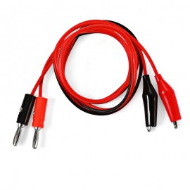 90cm Alligator Clip to Banana Plug Test Lead Cable