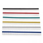 6 Pcs 40-pin 2.54mm Breakaway Straight Male PCB Header – Colormix