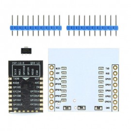 LDTR – WG0014 ESP-12 ESP8266 Serial WiFi Wireless Module – White and Black