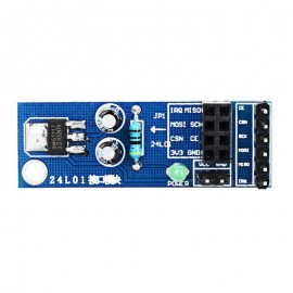 NRF24L01 Wireless Module With AMS1117 3.3V Stable Chip 8 Pin Socket Adapter Plate Board Converter for Arduino – Blue