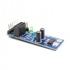 NRF24L01 Wireless Module With AMS1117 3.3V Stable Chip 8 Pin Socket Adapter Plate Board Converter for Arduino – Blue