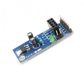 NRF24L01 Wireless Module With AMS1117 3.3V Stable Chip 8 Pin Socket Adapter Plate Board Converter for Arduino – Blue