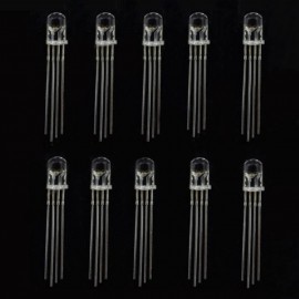 10 PCS LDTR-YJ024 5mm 4-Pin RGB Full Color LED Common Cathode