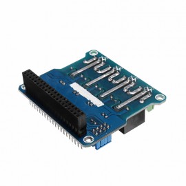 4 Channel 5A 250V AC/30V DC Compatible 40Pin Relay Board For Raspberry Pi A+/B+/2B/3B