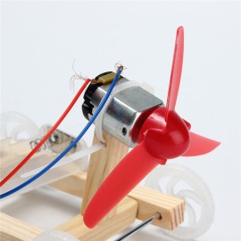 DIY Technology Invention Single-wing Wind Car Assembly Model Kit