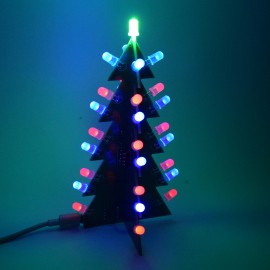 Geekcreit DIY Star Effect 3D LED Decorative Christmas Tree Kit