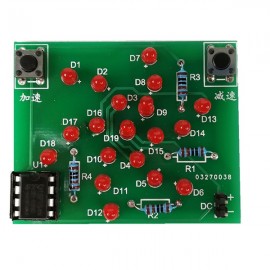 DC 5V DIY Electronic Windmill Training Kit Speed Adjustable MCU Course Design Set For Soldering